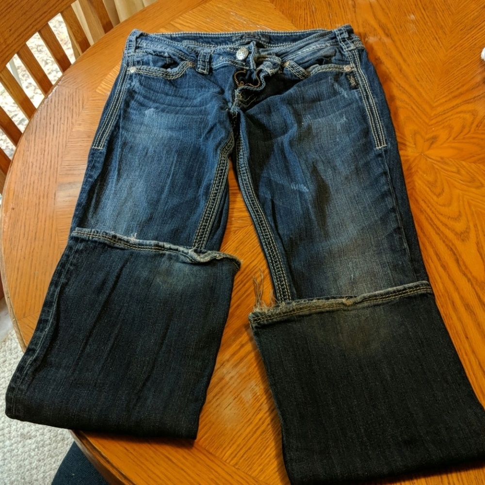 Silver jeans